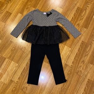 Squiggles Sparkle Top and Bottom 2 piece set